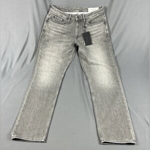 rag & bone Light Gray Straight Leg Jeans